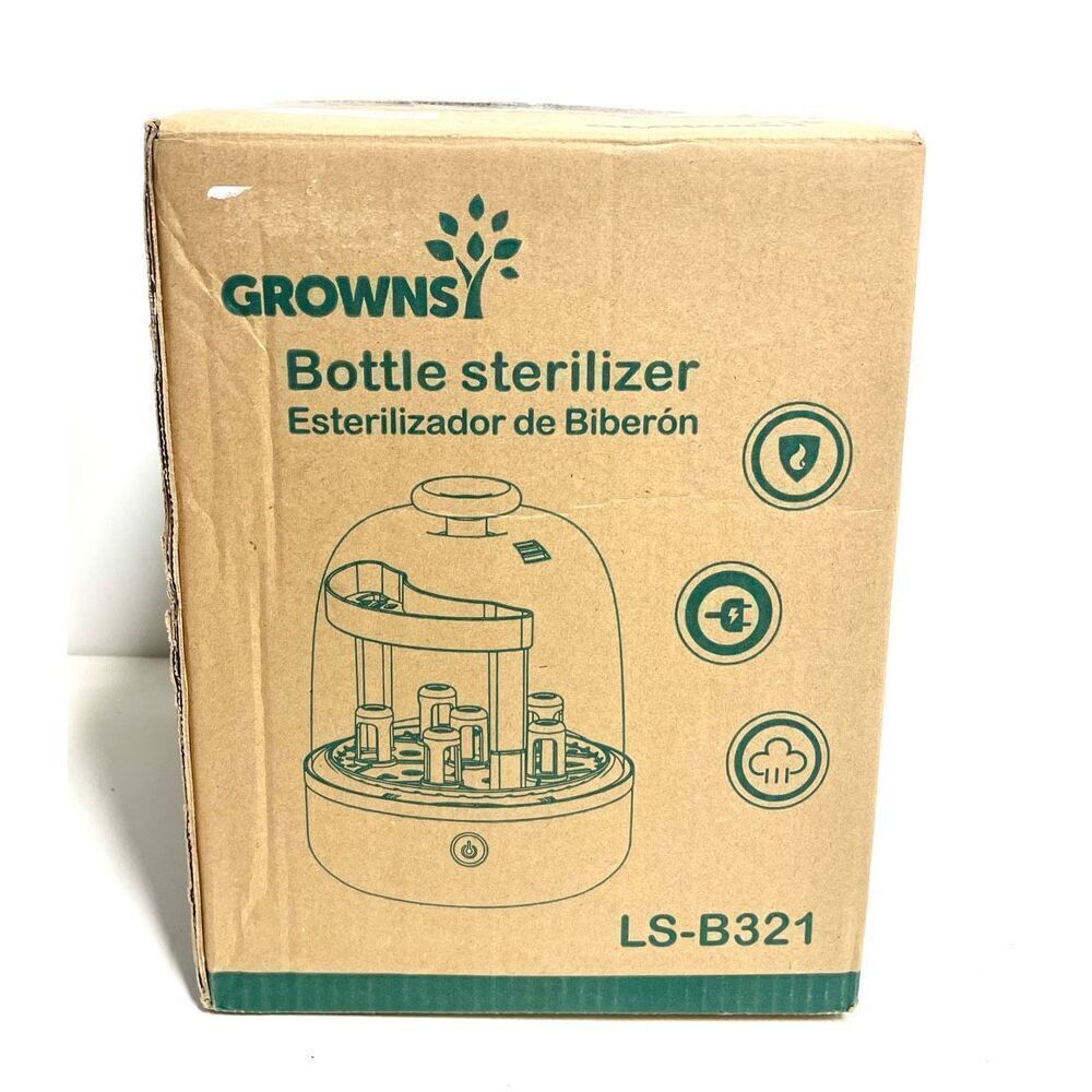 Grownsy Bottle Sterilizer Pacifier Breast Pump Parts Model LS-B321 NIB Sealed